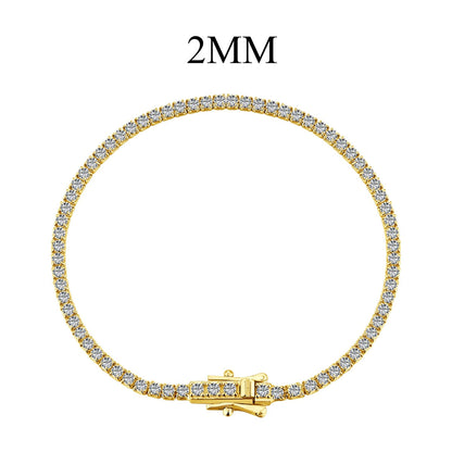 [Mirelle Jewelry]Radiant Colorful Round Cut Party Bracelet