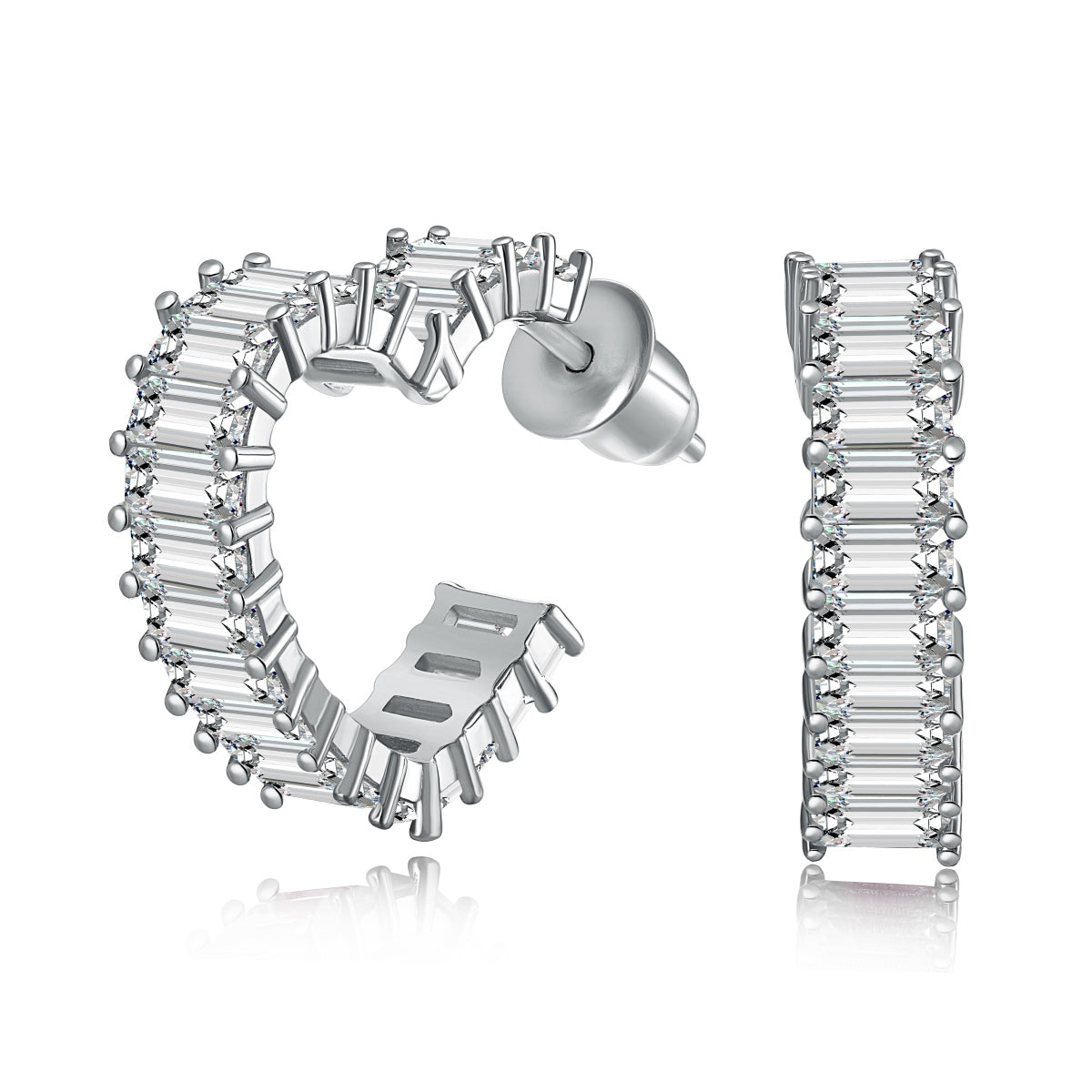 [Mirelle Jewelry]Radiant Heart Cutout Earrings
