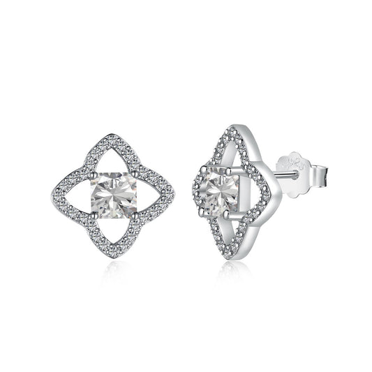 [Mirelle Jewelry]Elegant Star Shape Princess Cut Daily Earrings