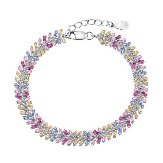 [Mirelle Jewelry]Dainty Radiant Emerald Cut Daily Bracelet