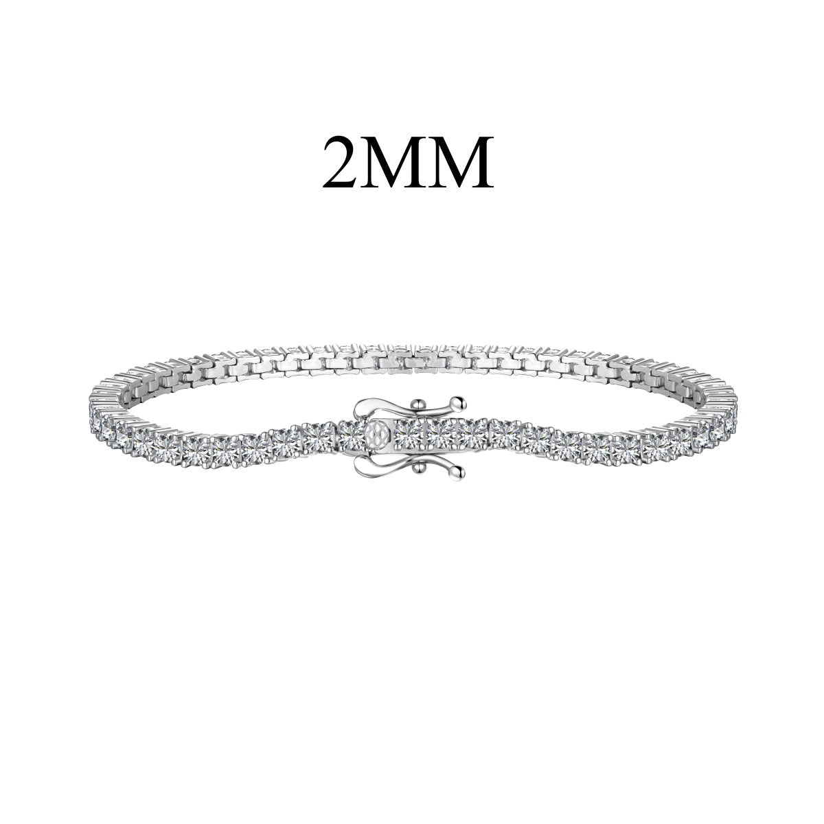 [Mirelle Jewelry]Dazzling Exquisite Round Cut Daily Bracelet
