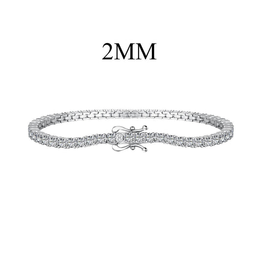[Mirelle Jewelry]Dazzling Exquisite Round Cut Daily Bracelet