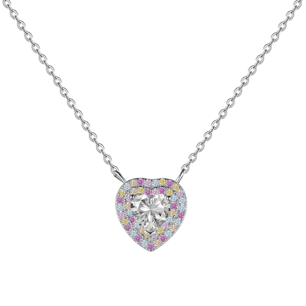 [Mirelle Jewelry]Exquisite Heart Shape Necklace