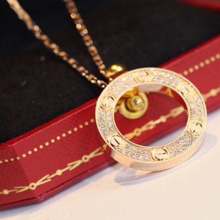[⭐Mirelle]LOVE NECKLACE ADJUSTABLE ROSE GOLD