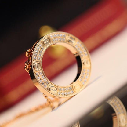 [⭐Mirelle]LOVE NECKLACE ADJUSTABLE ROSE GOLD