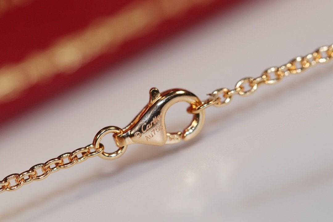 [⭐Mirelle]LOVE NECKLACE PINK GOLD AND SILVER