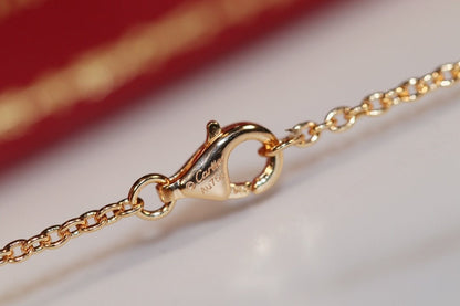 [⭐Mirelle]LOVE NECKLACE PINK GOLD AND SILVER