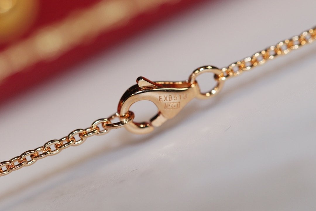 [⭐Mirelle]LOVE NECKLACE PINK GOLD AND SILVER