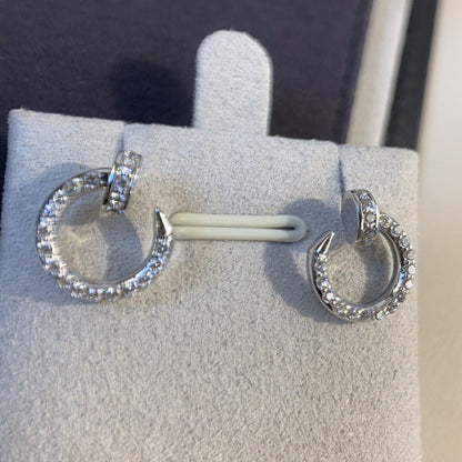 [⭐Mirelle]JUSTE EARRINGS SILVER DIAMONDS