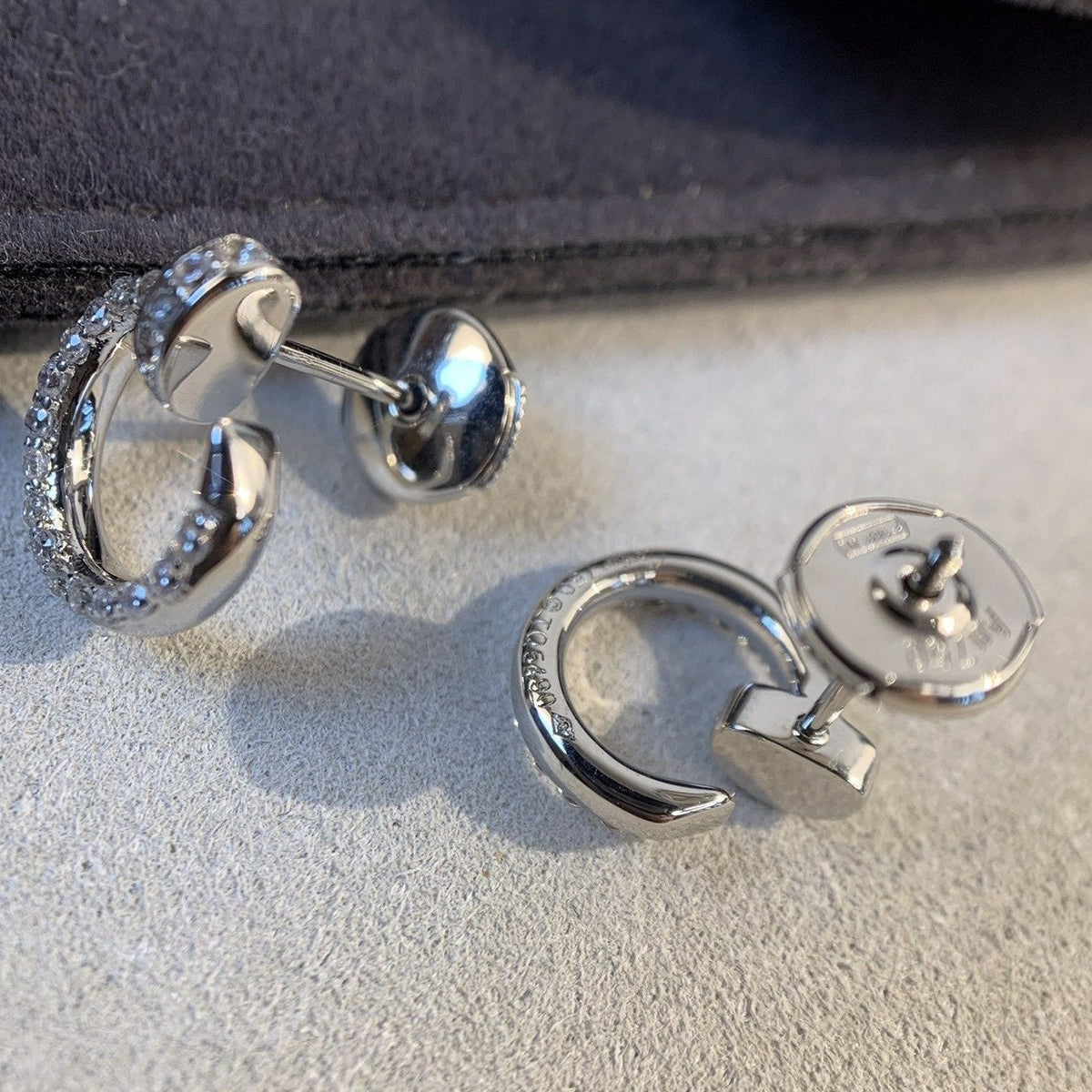 [⭐Mirelle]JUSTE EARRINGS SILVER DIAMONDS