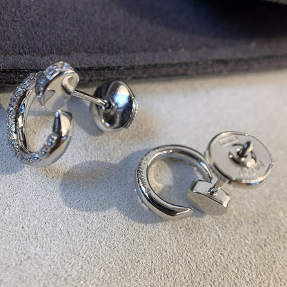 [⭐Mirelle]JUSTE EARRINGS SILVER DIAMONDS