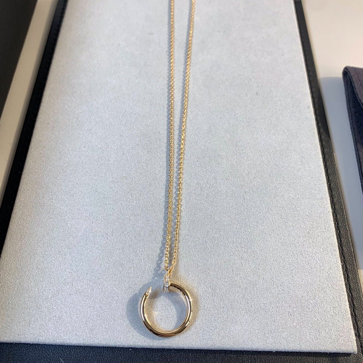 [⭐Mirelle]JUSTE NECKLACE PINK GOLD