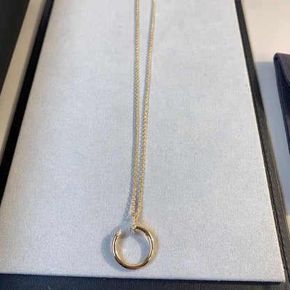 [⭐Mirelle]JUSTE NECKLACE PINK GOLD