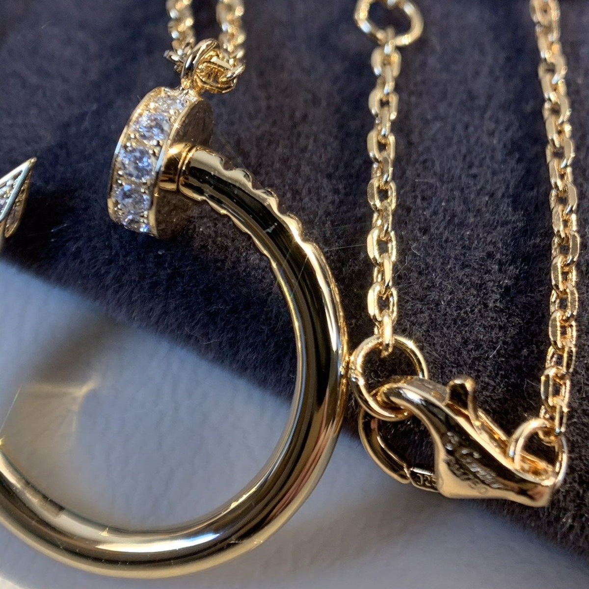 [⭐Mirelle]JUSTE NECKLACE PINK GOLD