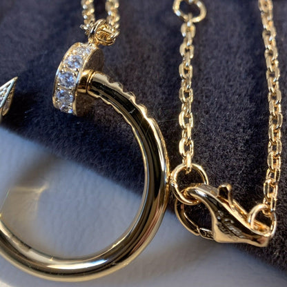 [⭐Mirelle]JUSTE NECKLACE PINK GOLD