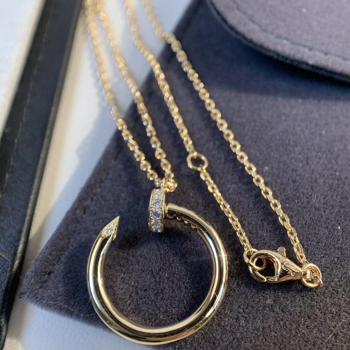 [⭐Mirelle]JUSTE NECKLACE PINK GOLD