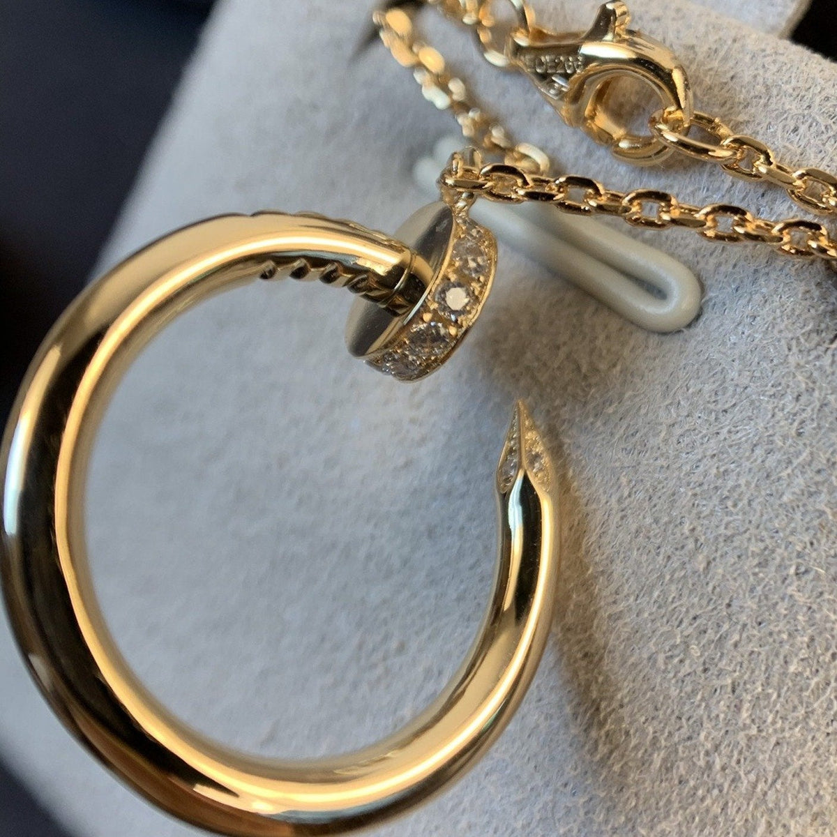 [⭐Mirelle]JUSTE NECKLACE PINK GOLD