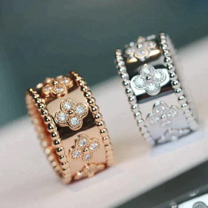 [⭐Mirelle]CLOVER KALEIDOSCOPE RING 10MM