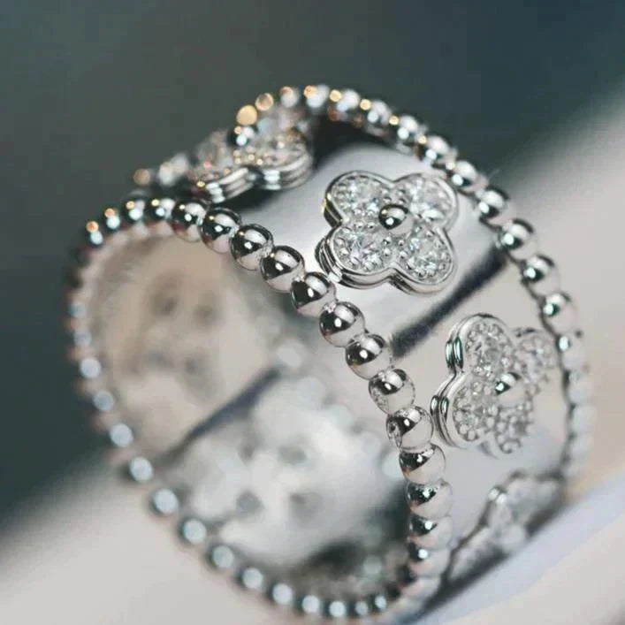 [⭐Mirelle]CLOVER KALEIDOSCOPE RING 10MM