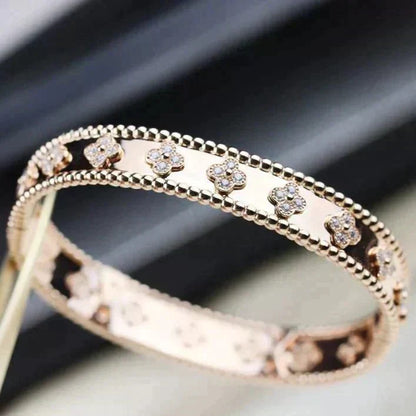 [⭐Mirelle]CLOVER BRACELET 8MM DIAMONDS
