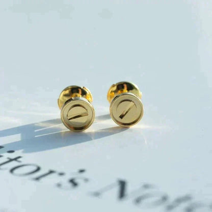[⭐Mirelle]LOVE EARRINGS GOLD 10MM