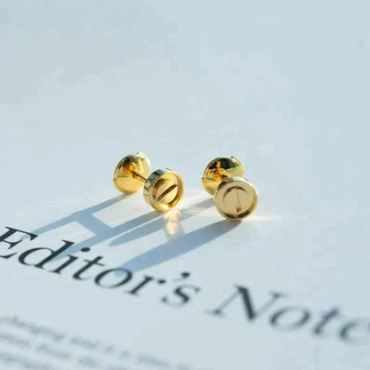 [⭐Mirelle]LOVE EARRINGS GOLD 10MM