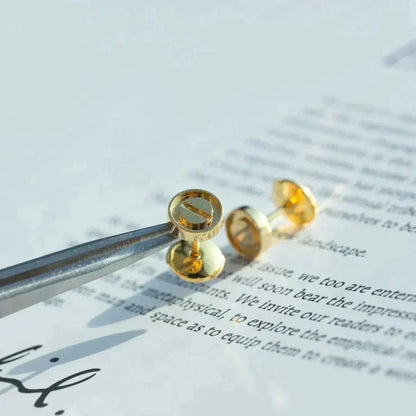 [⭐Mirelle]LOVE EARRINGS GOLD 10MM