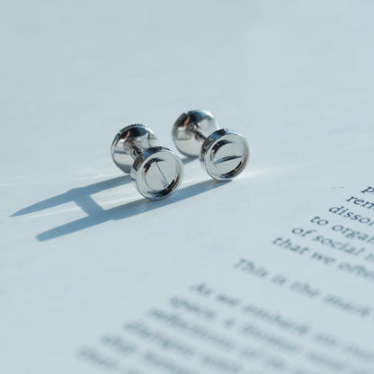 [⭐Mirelle]LOVE EARRINGS SILVER 10MM