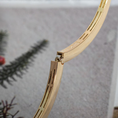 [⭐Mirelle]SERPENTI BRACELET PINK GOLD DIAMOND DOUBLE SNAKE