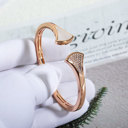 [⭐Mirelle]DREAM BRACELET OPEN PINK GOLD MOP DIAMOND