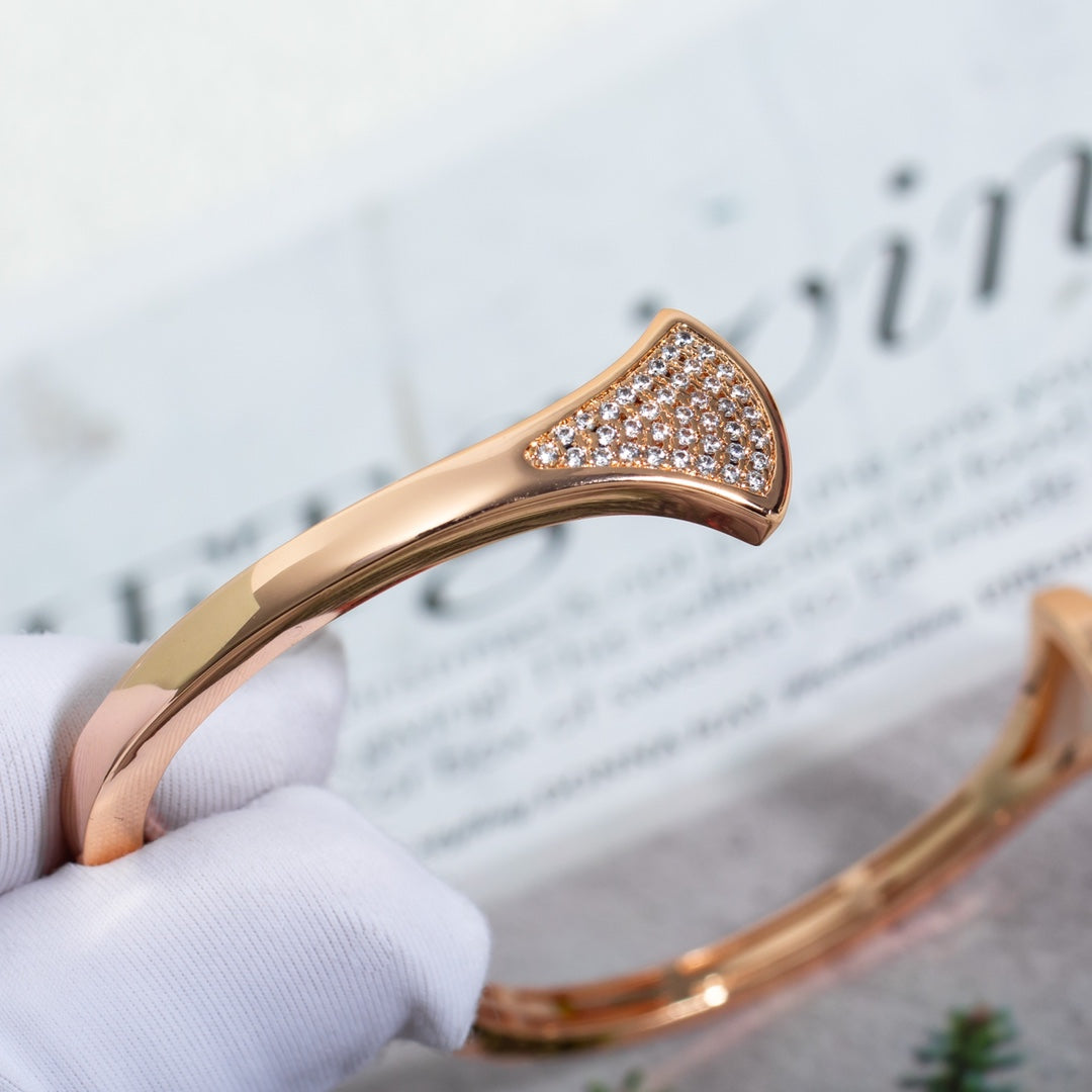 [⭐Mirelle]DREAM BRACELET OPEN PINK GOLD MOP DIAMOND