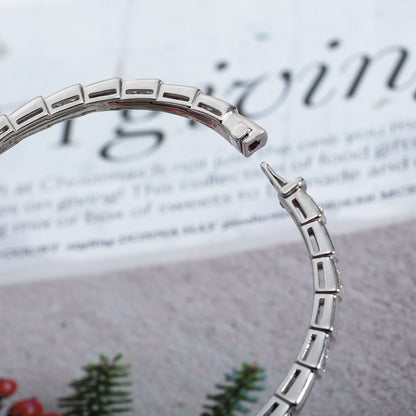 [⭐Mirelle]SERPENTI BRACELET SILVER DIAMOND