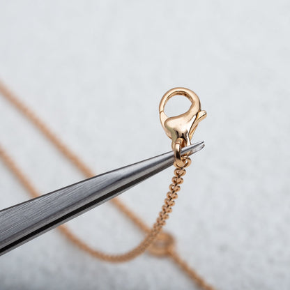 [⭐Mirelle]PARENTESI NECKLACE PINK GOLD