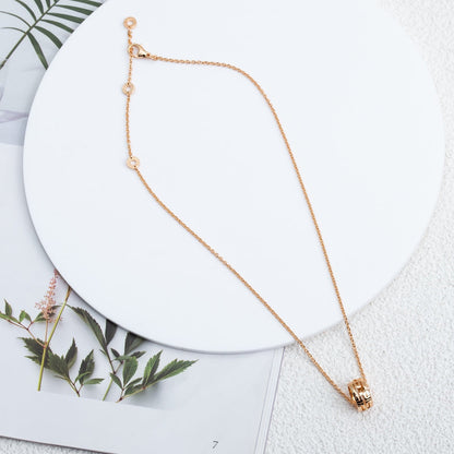 [⭐Mirelle]PARENTESI NECKLACE PINK GOLD