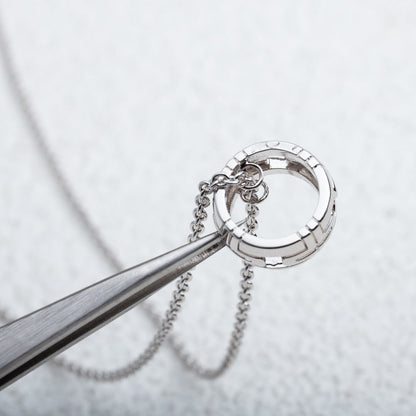 [⭐Mirelle]PARENTESI NECKLACE SILVER