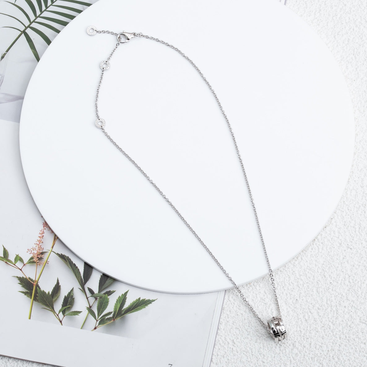 [⭐Mirelle]PARENTESI NECKLACE SILVER