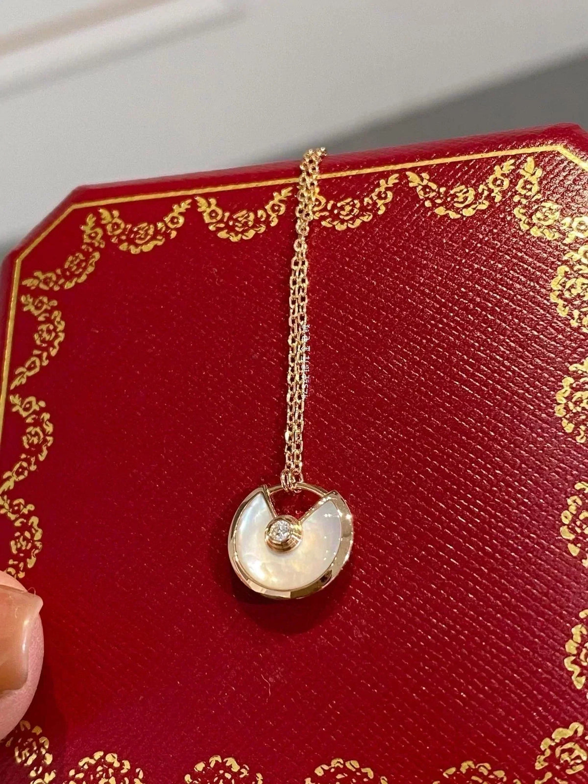[⭐Mirelle]AMULETTE ROSE GOLD MOP NECKLACE