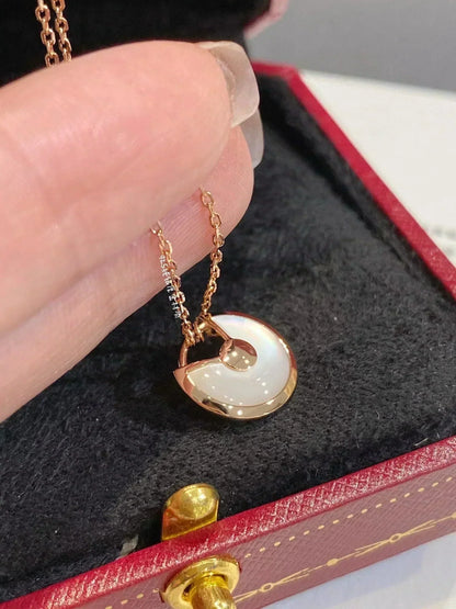 [⭐Mirelle]AMULETTE ROSE GOLD MOP NECKLACE