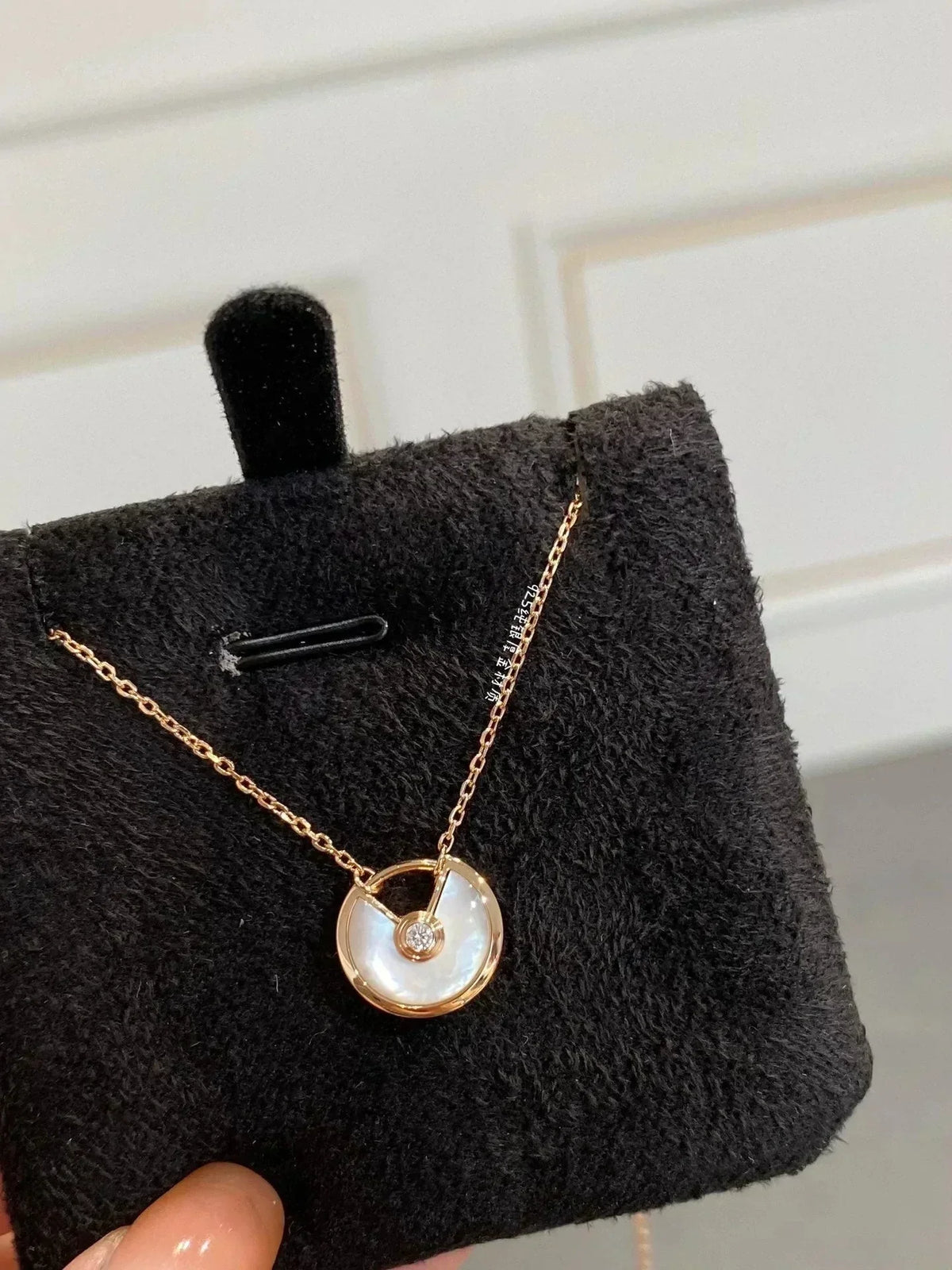 [⭐Mirelle]AMULETTE ROSE GOLD MOP NECKLACE
