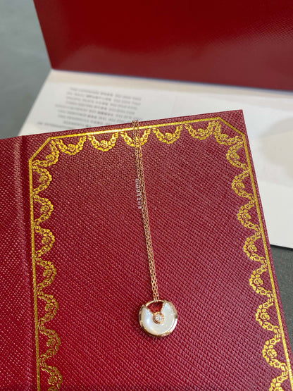 [⭐Mirelle]AMULETTE ROSE GOLD MOP NECKLACE