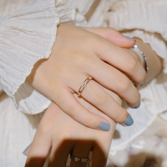 [⭐Mirelle]LOVE RING 2.65MM DIAMOND