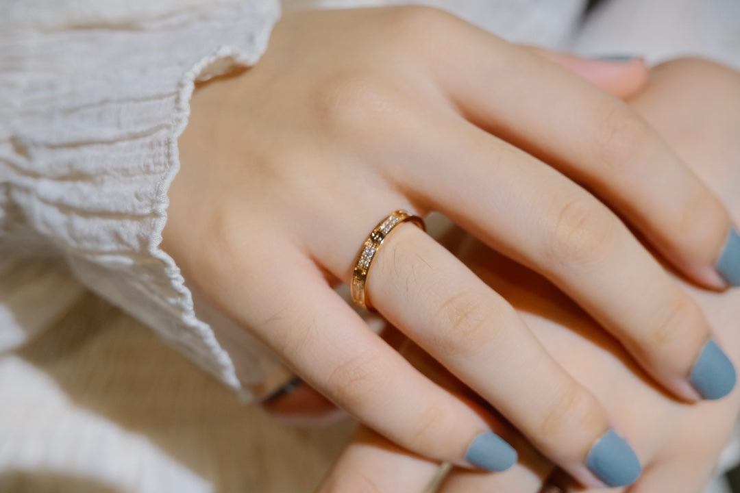 [⭐Mirelle]LOVE RING 2.65MM DIAMOND