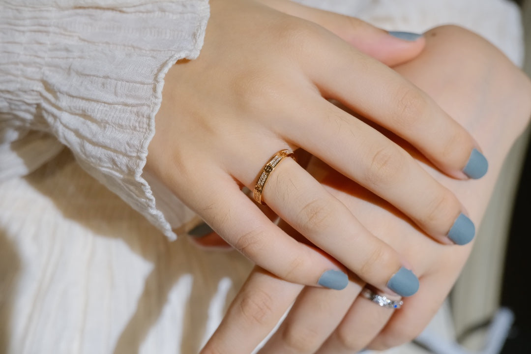 [⭐Mirelle]LOVE RING 2.65MM DIAMOND