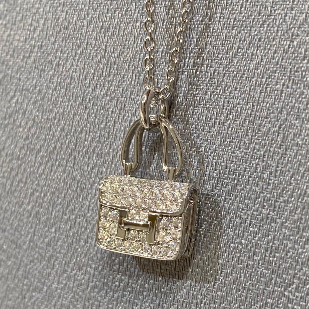 [⭐Mirelle]CONSTANCE PEDANT DIAMOND NECKLACE