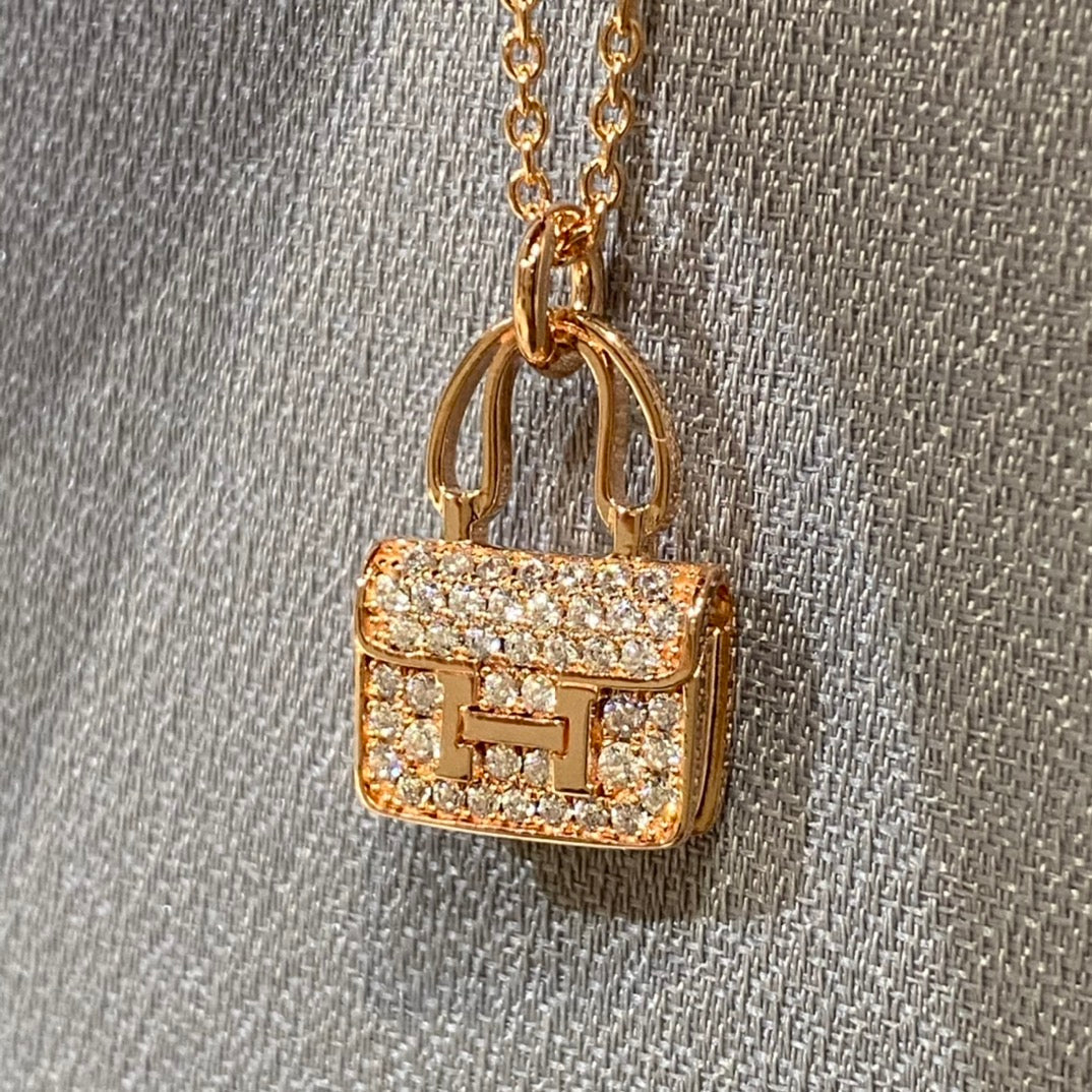 [⭐Mirelle]CONSTANCE PEDANT DIAMOND NECKLACE