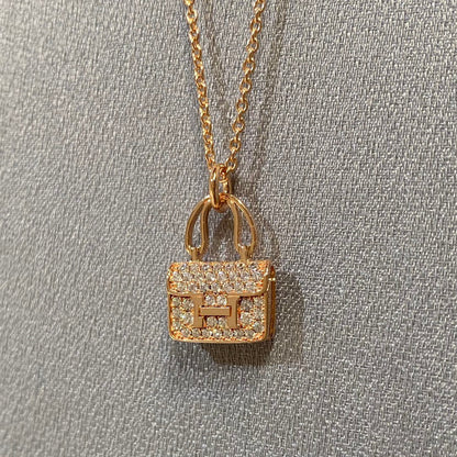 [⭐Mirelle]CONSTANCE PEDANT DIAMOND NECKLACE