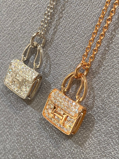 [⭐Mirelle]CONSTANCE PEDANT DIAMOND NECKLACE