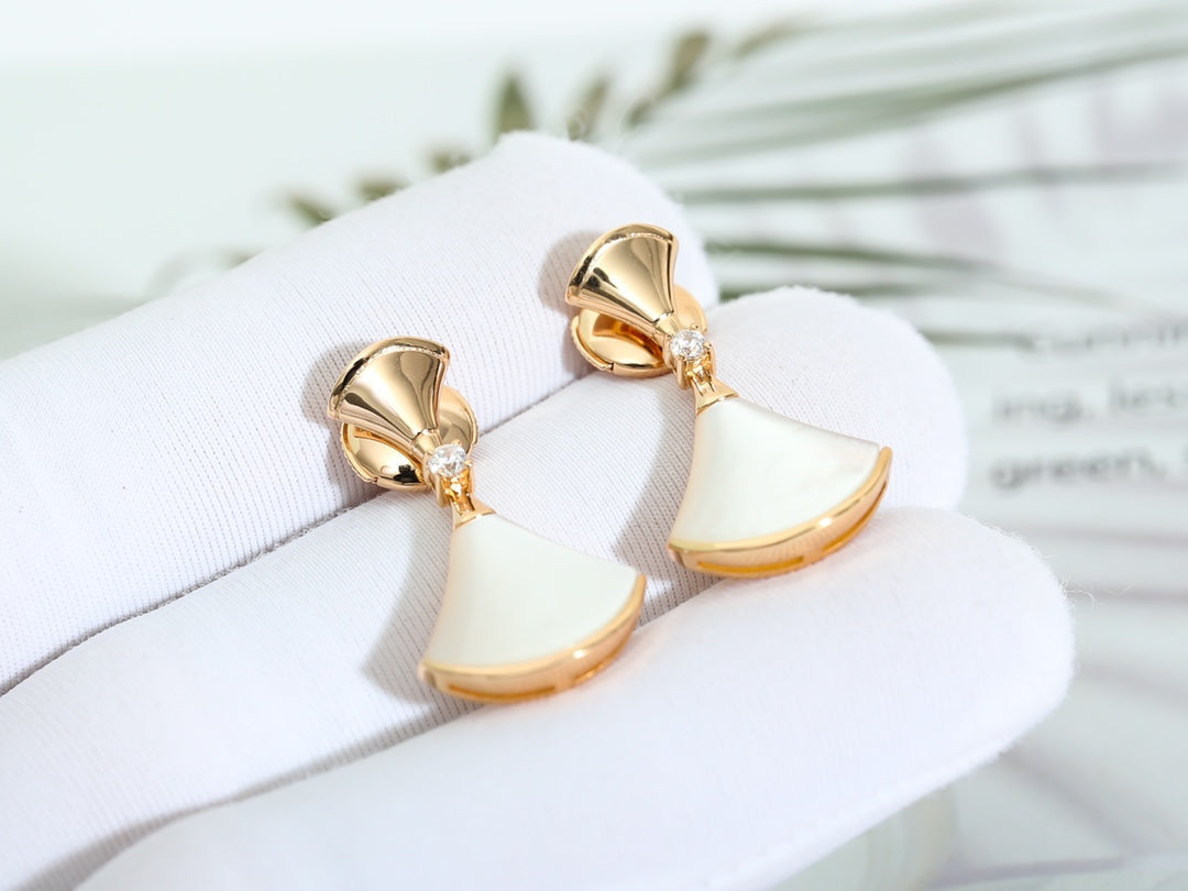 [⭐Mirelle]DREAM MOP PINK GOLD EARRINGS