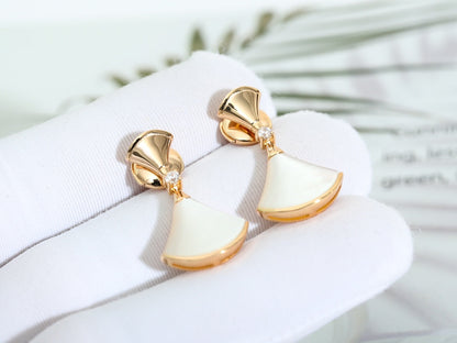 [⭐Mirelle]DREAM MOP PINK GOLD EARRINGS