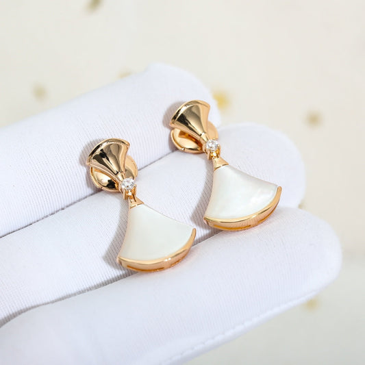 [⭐Mirelle]DREAM MOP PINK GOLD EARRINGS